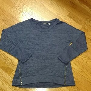 Athleta drop shoulder pullover top large